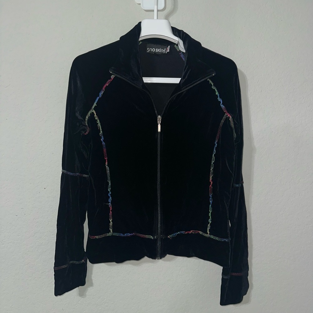 Sno Skins Velour Zip Up Small‎
